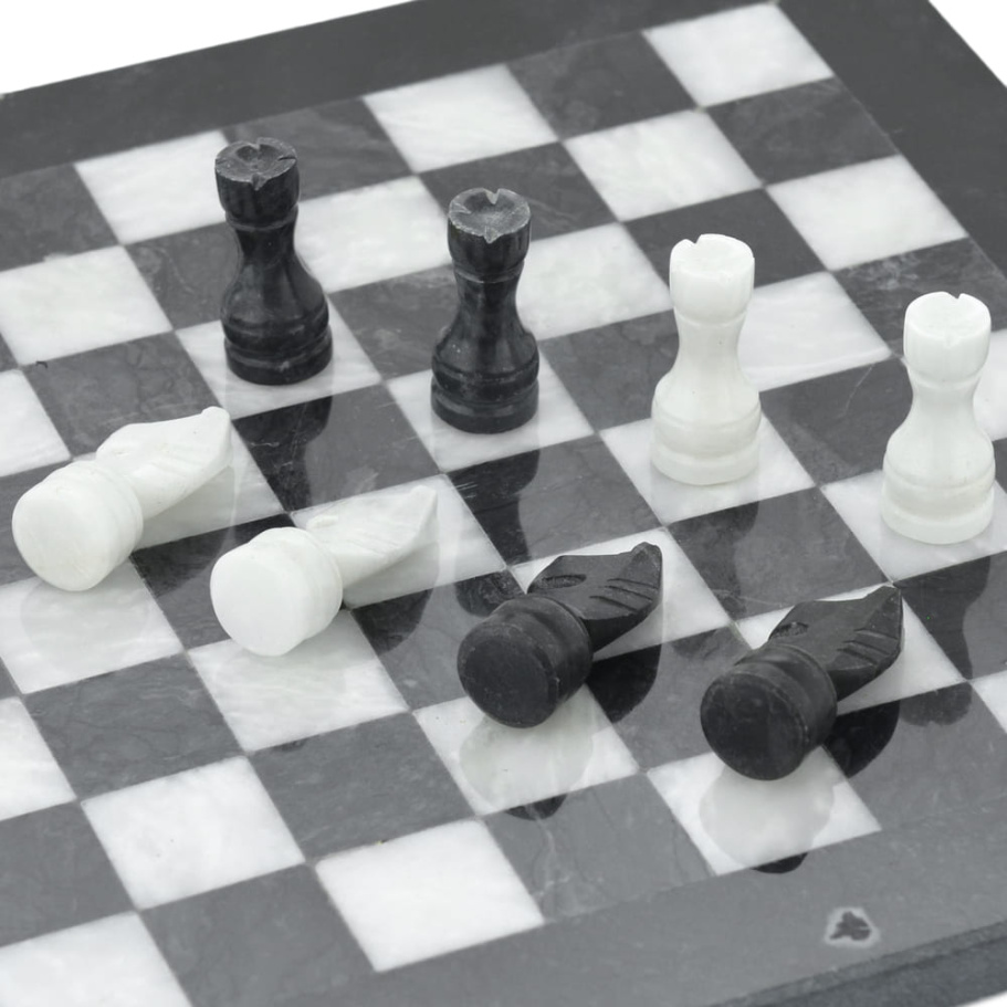 Шахматы из камня "Олимп" мрамор 25 купить в Москве Шахматы из камня "Олимп" мрамор 25 купить в Москве