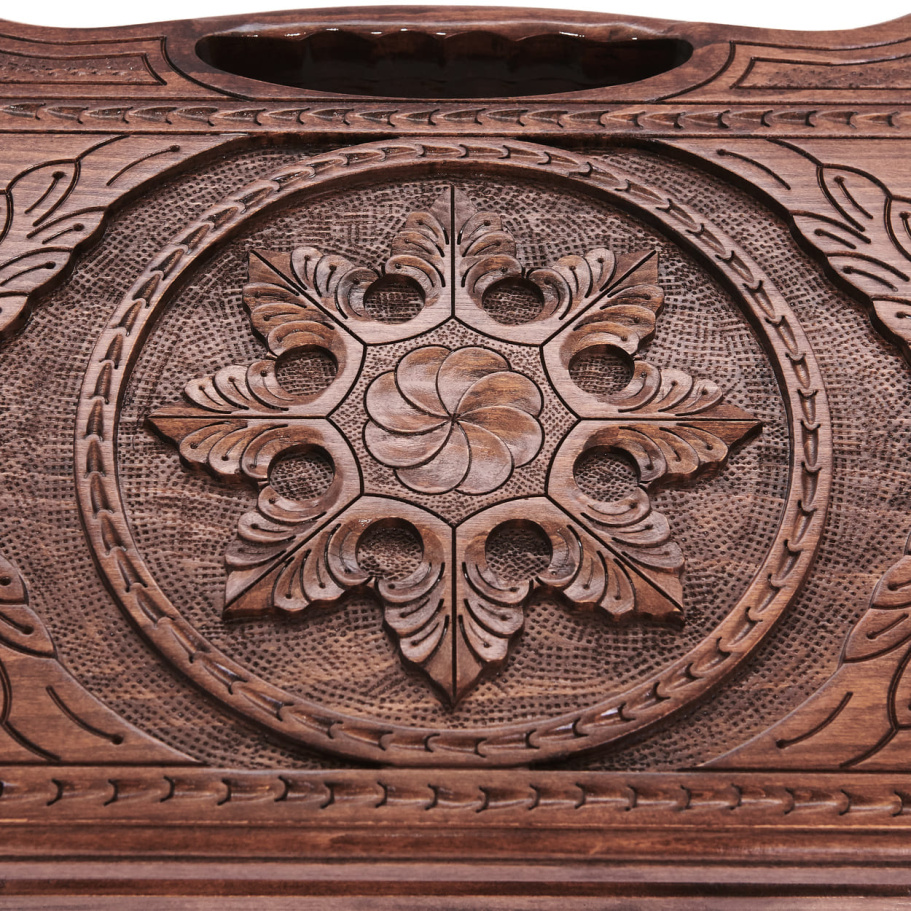 Нарды резные "Узор Снежный " большие 60, Harutyunyan купить в Москве