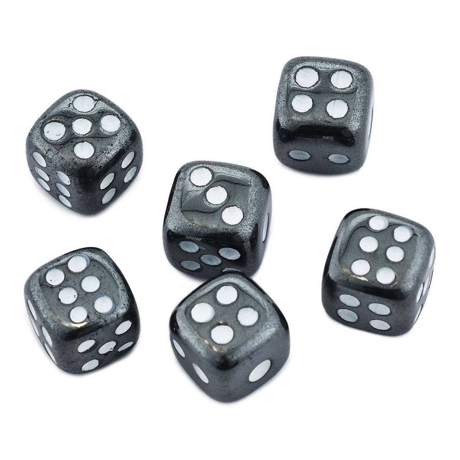 Кости игральные "Гамма" камень, серый, 15 мм (2 шт.) купить в Москве Кости игральные "Гамма" камень, серый, 15 мм (2 шт.) купить в Москве