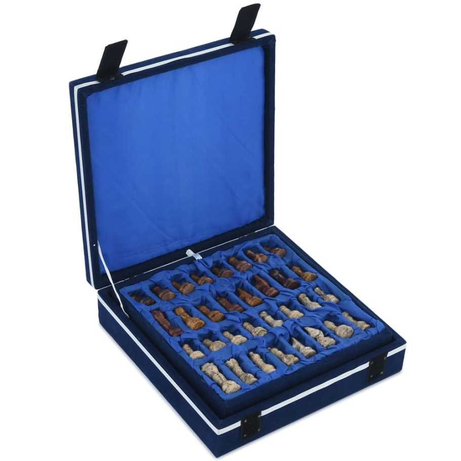 Шахматы из камня "Сицилия" яшма и ракушечник 20 купить в Москве Шахматы из камня "Сицилия" яшма и ракушечник 20 купить в Москве