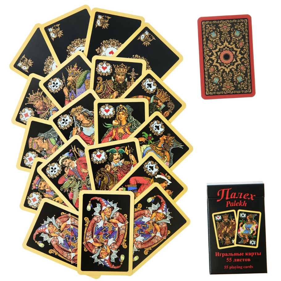 Карты игральные "Палех" , 55 карт купить в Москве