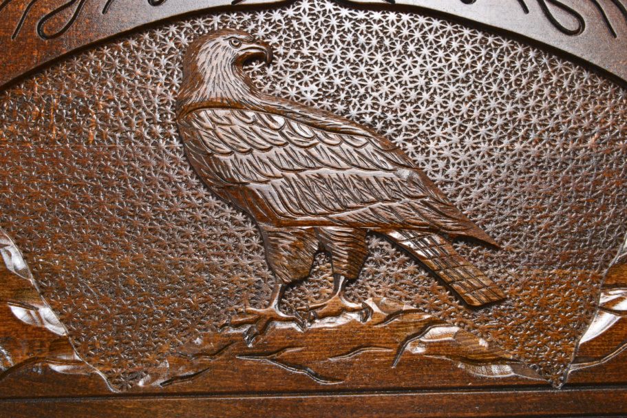 Нарды резные "Орел" большие 60, Sargsyan купить в Москве