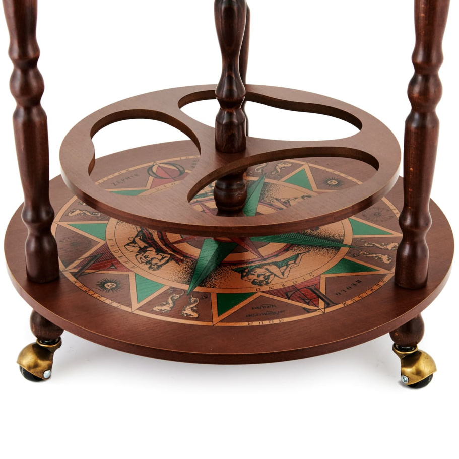 Глобус бар напольный "Клавдий", сфера 40 см купить в Москве Глобус бар напольный "Клавдий", сфера 40 см купить в Москве