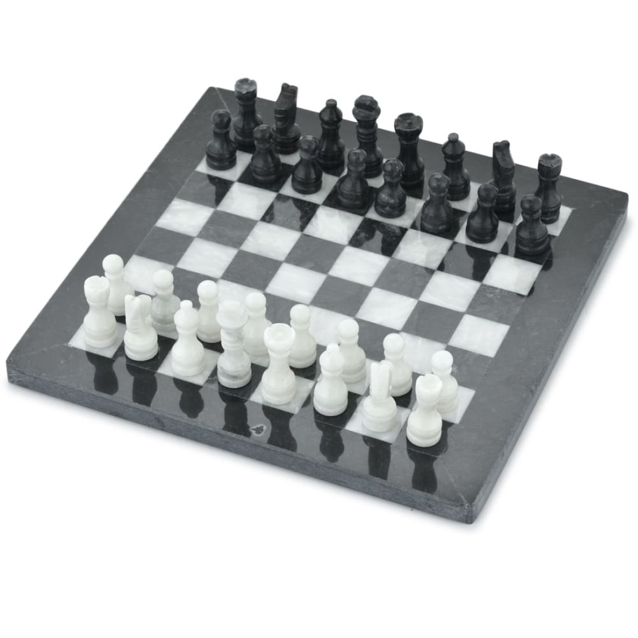 Шахматы из камня "Олимп" мрамор 25 Шахматы из камня "Олимп" мрамор 25