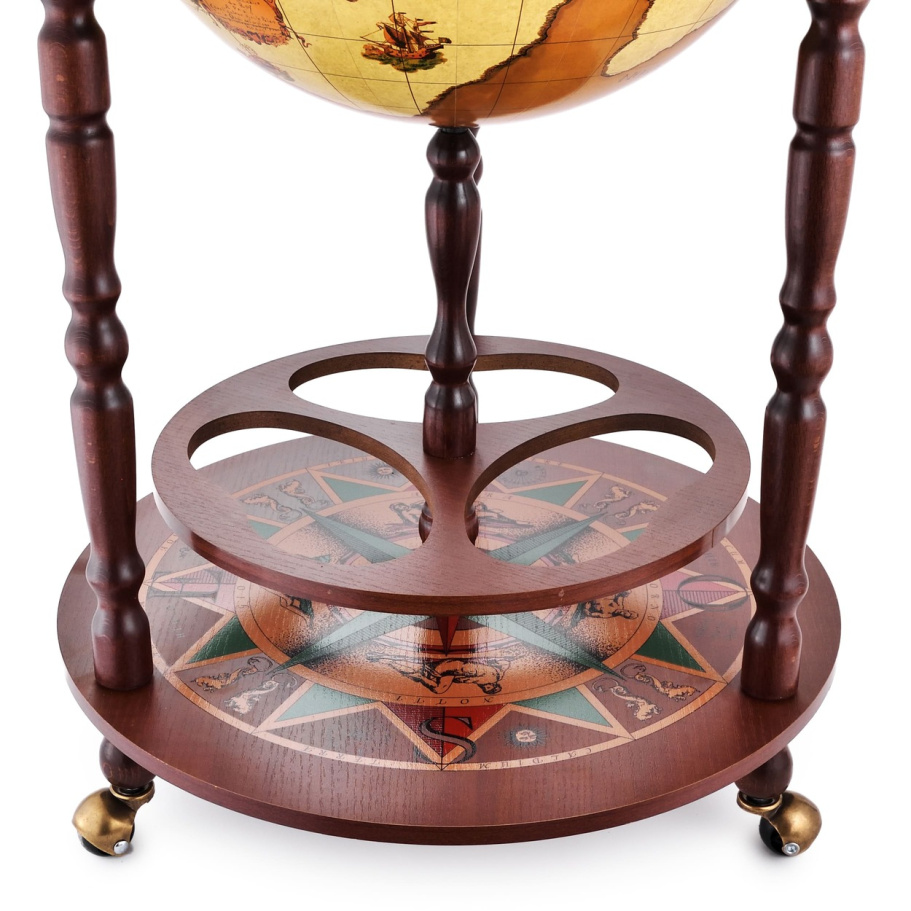 Глобус бар напольный "Элизабет", сфера 40 см купить в Москве Глобус бар напольный "Элизабет", сфера 40 см купить в Москве