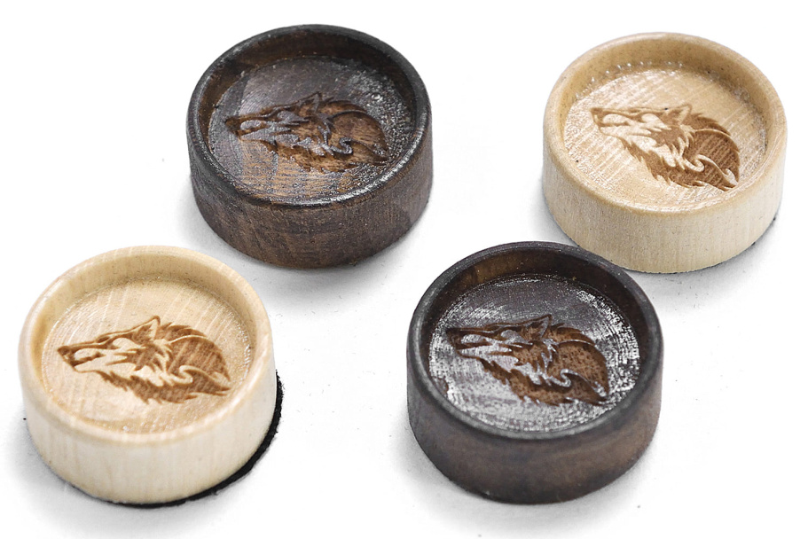 Фишки для средних нард  "Волк" 25 мм, Harutyunyan купить в Москве