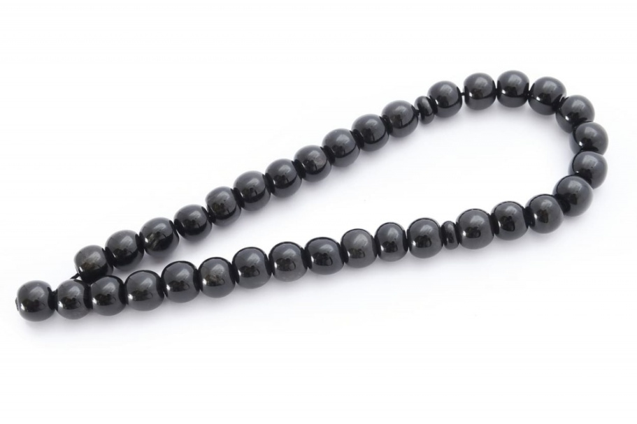 Четки с бусинами "Оскар" черный камень, Давыдов С. Четки с бусинами "Оскар" черный камень, Давыдов С.