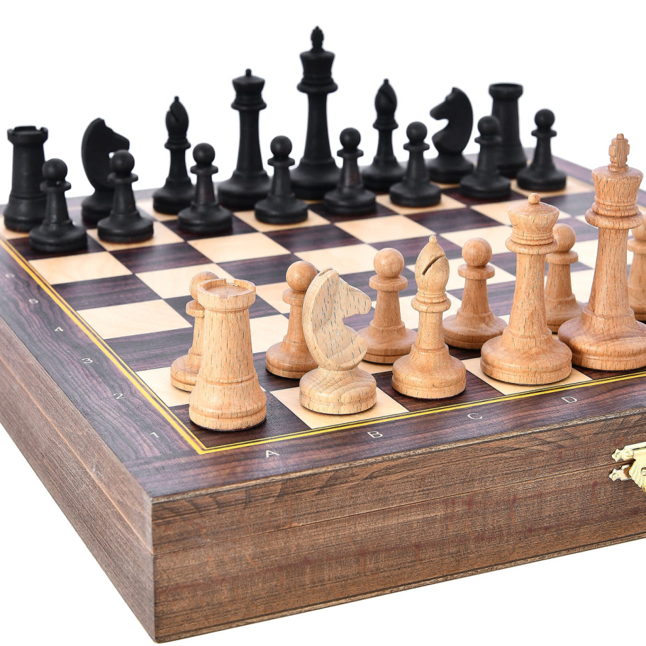 Шахматы в ларце "Турнирные" бук, WoodGames купить в Москве