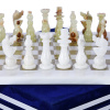 Шахматы каменные "Триада" мрамор и оникс 25 купить в Москве