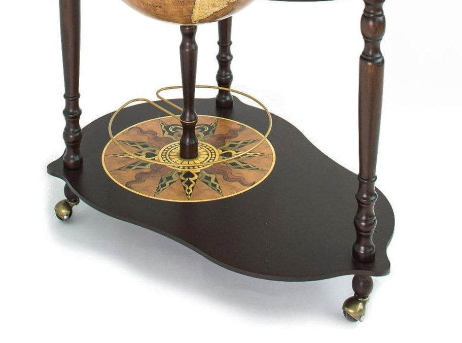 Глобус бар напольный со столом "Микеланджело", сфера 40 см купить в Москве Глобус бар напольный со столом "Микеланджело", сфера 40 см купить в Москве