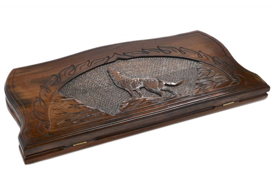 Нарды резные "Волк" большие 60, Sargsyan