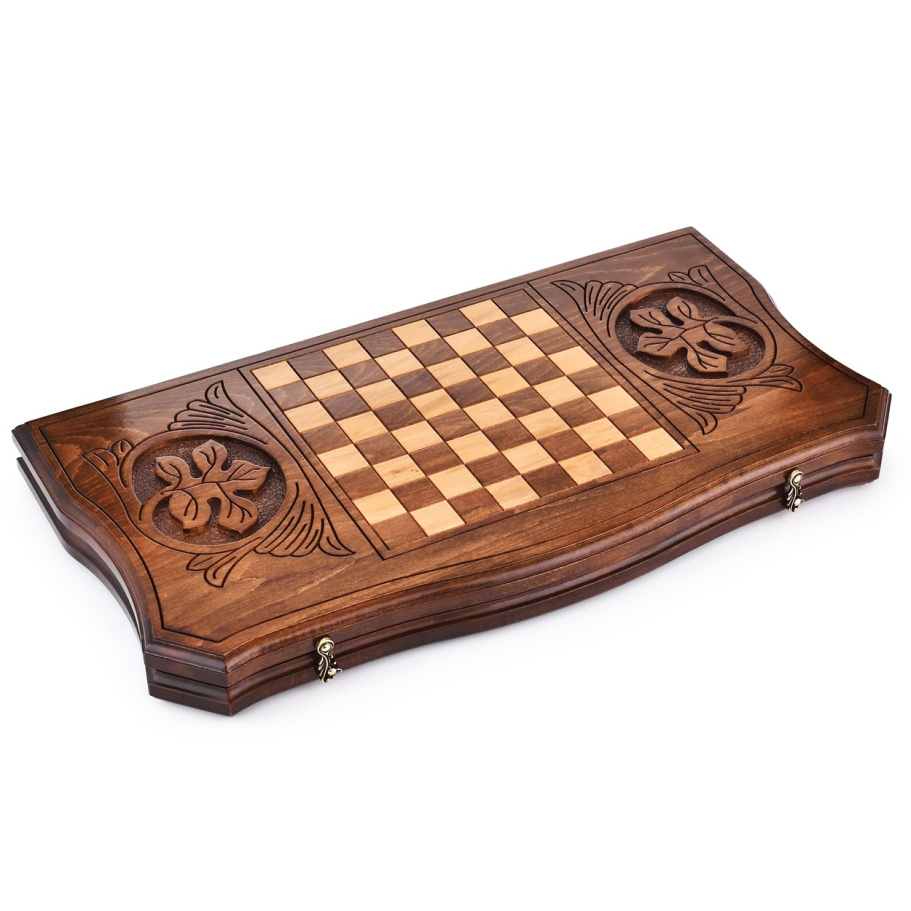 Нарды резные "Полумесяц" большие 60, Osipov купить в Москве