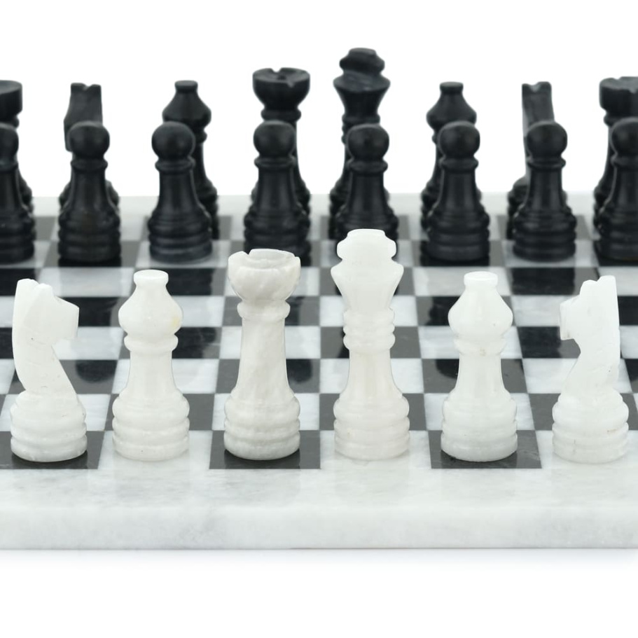 Шахматы из камня "Эллада" мрамор 30 купить в Москве Шахматы из камня "Эллада" мрамор 30 купить в Москве