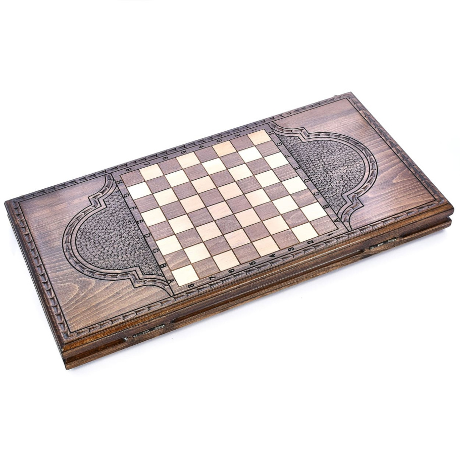 Нарды резные Рэкто "Орбита"  большие 60, Harutyunyan купить в Москве