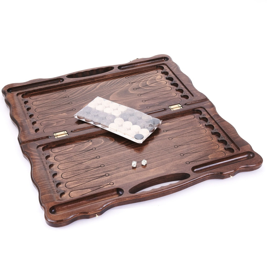 Нарды резные "Абстракция"  большие 60, Harutyunyan купить в Москве