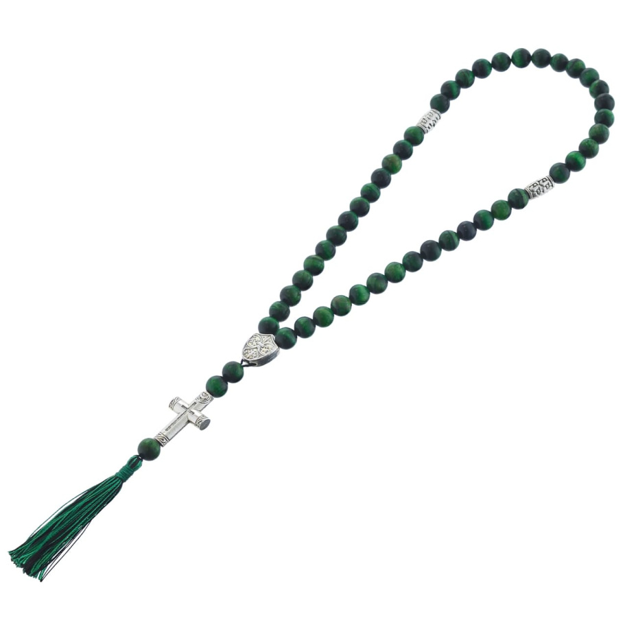 Четки переборные "Змееносец" тигровый глаз, Беркутов К. Четки переборные "Змееносец" тигровый глаз, Беркутов К.