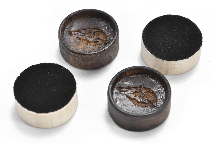 Фишки для нард и шашек "Волк" 29 мм, Harutyunyan купить в Москве