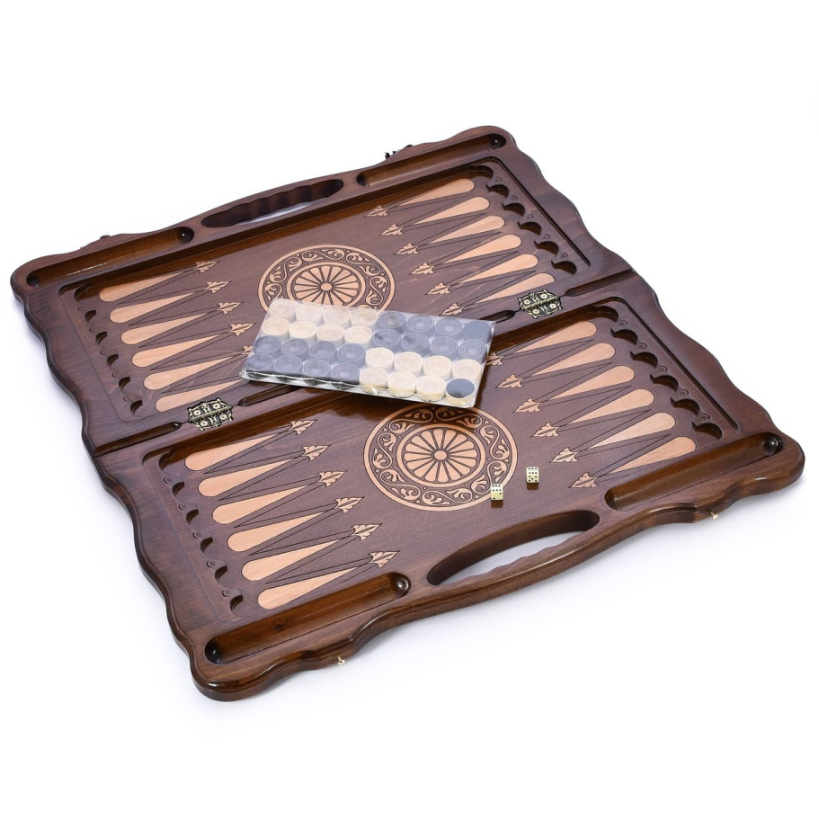 Нарды резные "Арабеска" большие 60, Harutyunyan купить в Москве