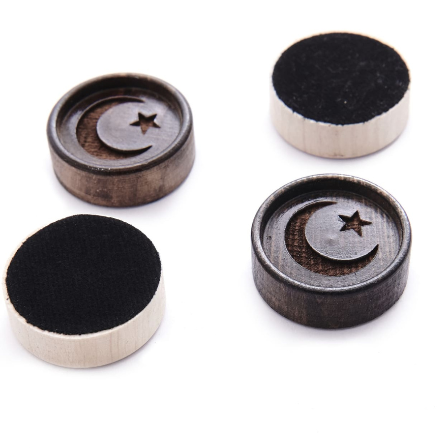 Фишки для нард и шашек "Полумесяц" 29 мм, Osipov купить в Москве