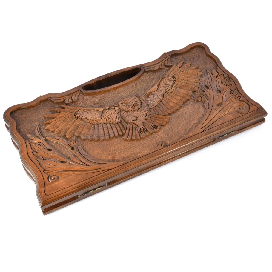 Нарды резные "Сова" большие 60, Harutyunyan