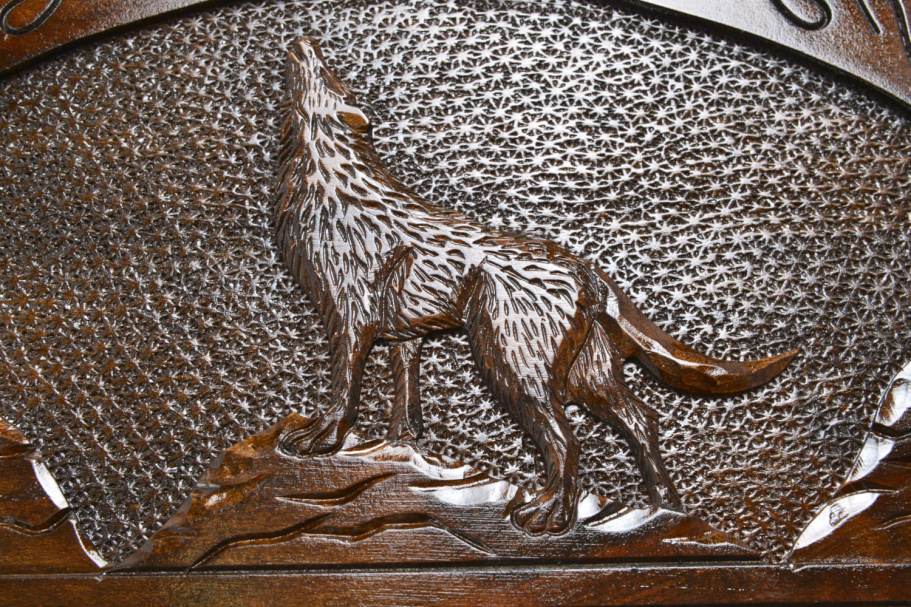 Нарды резные "Волк" большие 60, Sargsyan купить в Москве