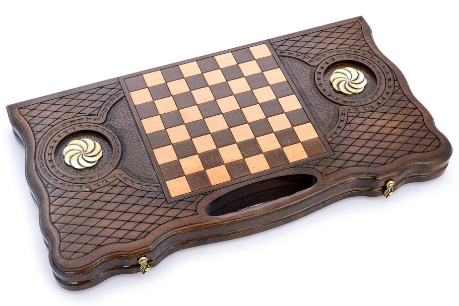 Нарды резные  "Сфера"  большие 60, Harutyunyan купить в Москве