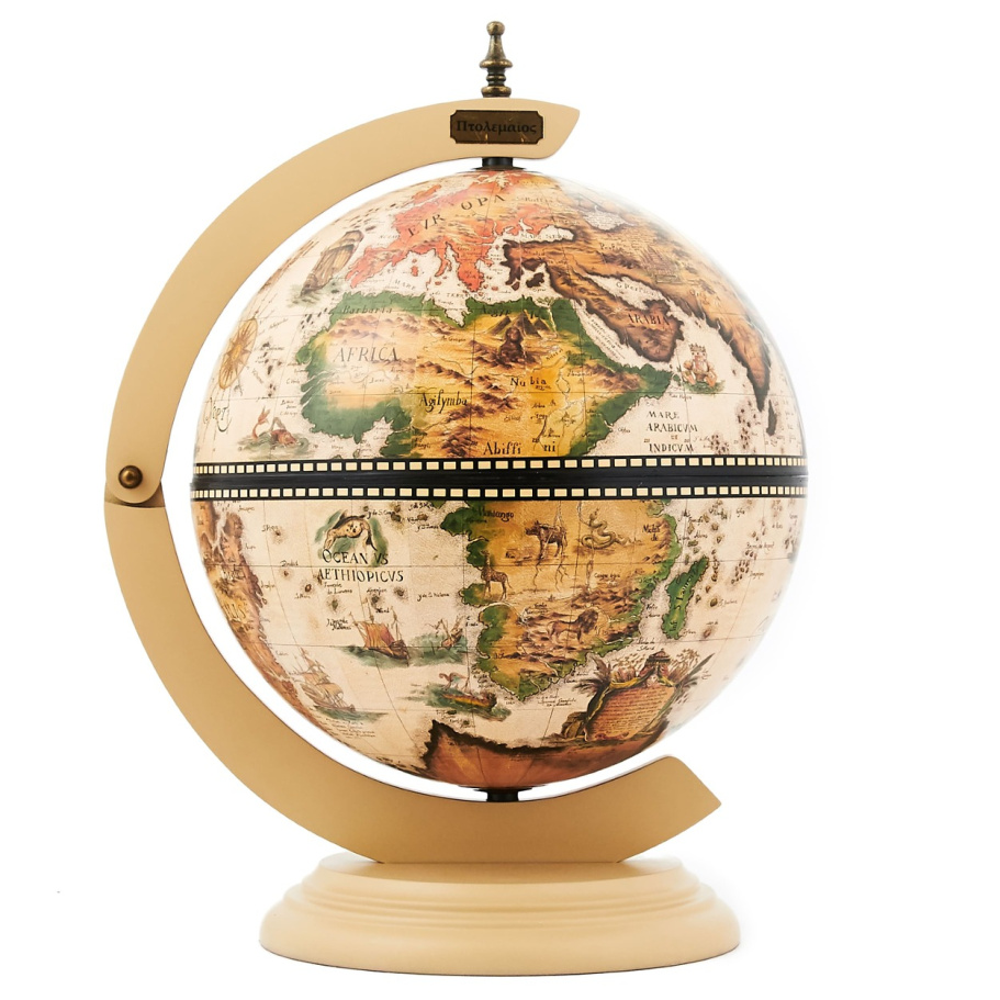 Глобус бар настольный "Басма" сфера 33 см купить в Москве