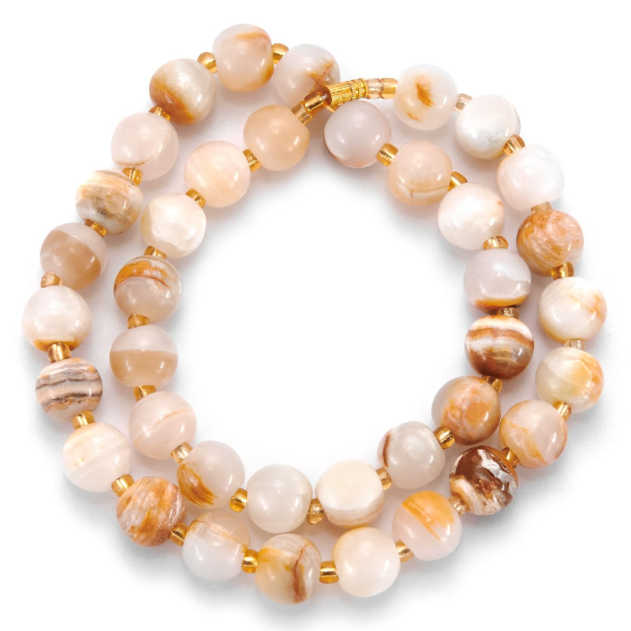 Бусы Капелла желтый камень 1 * 50, Давыдов купить в Москве