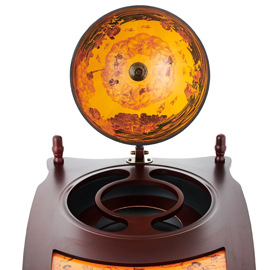 Глобус бар напольный со столом "Азимут" сфера 33 см купить в Москве