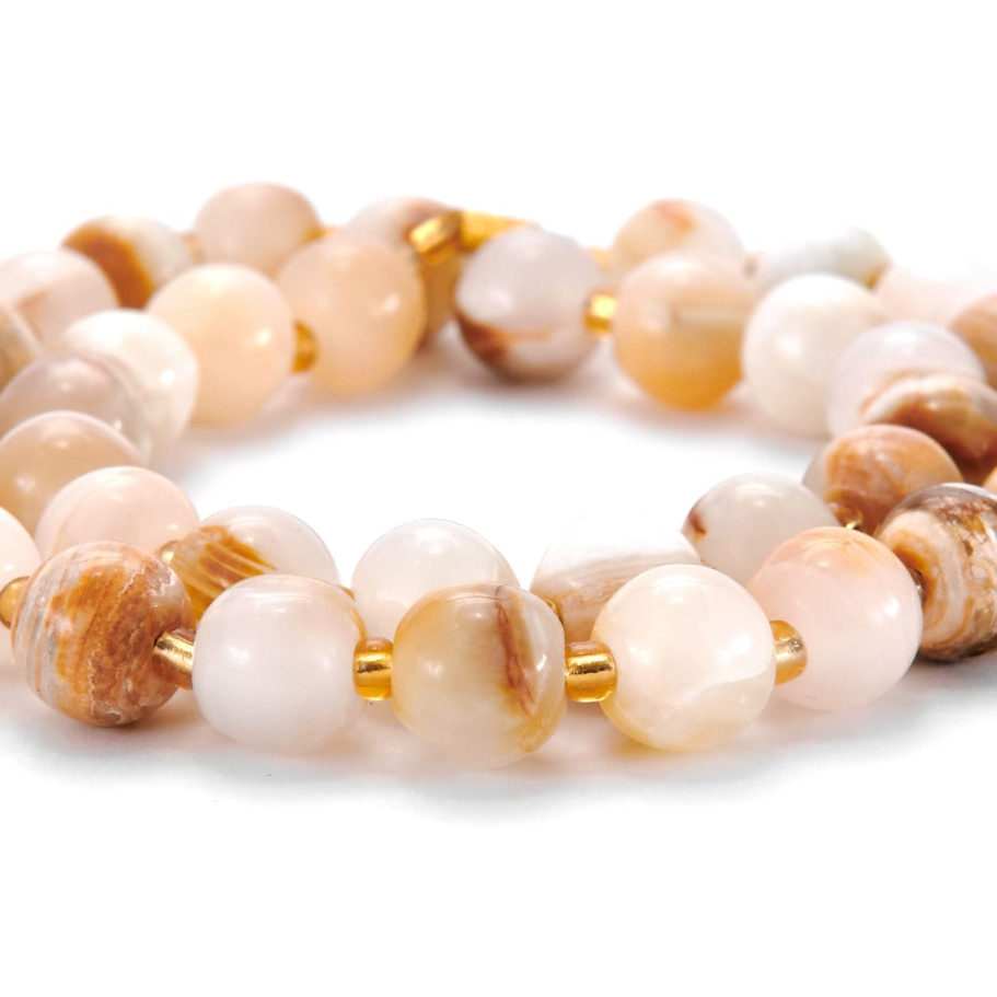 Бусы Капелла желтый камень 1 * 50, Давыдов купить в Москве