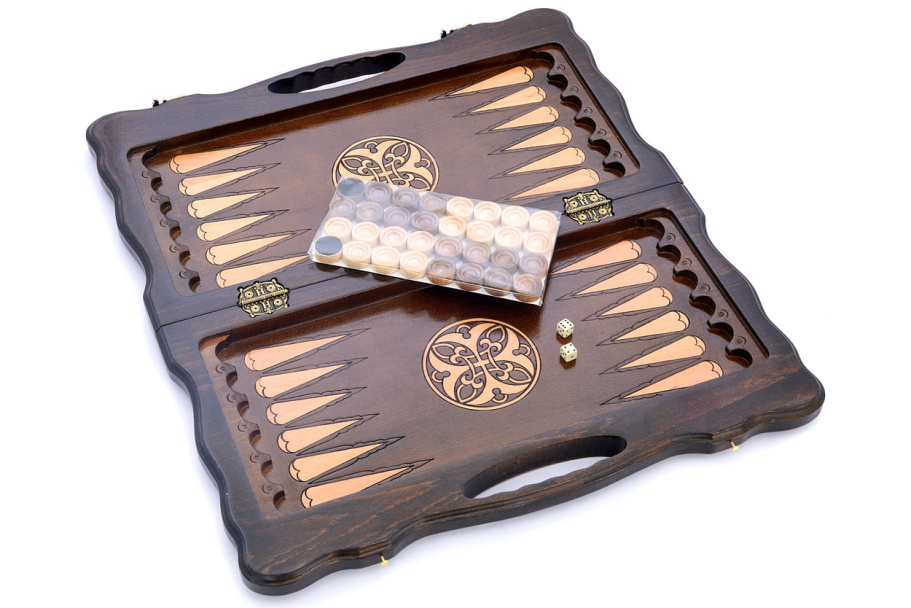 Шахматы + нарды резные "Королевские" 50, Harutyunyan купить в Москве