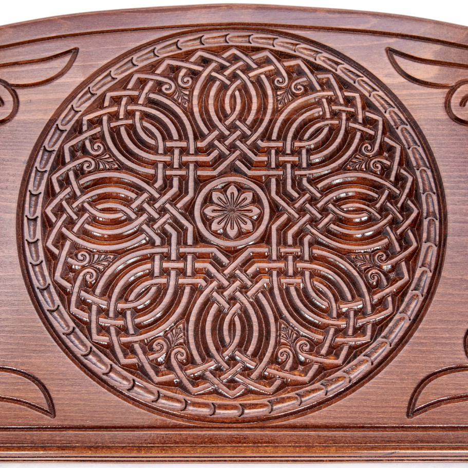 Нарды резные "Узор" большие 60, Даудов купить в Москве