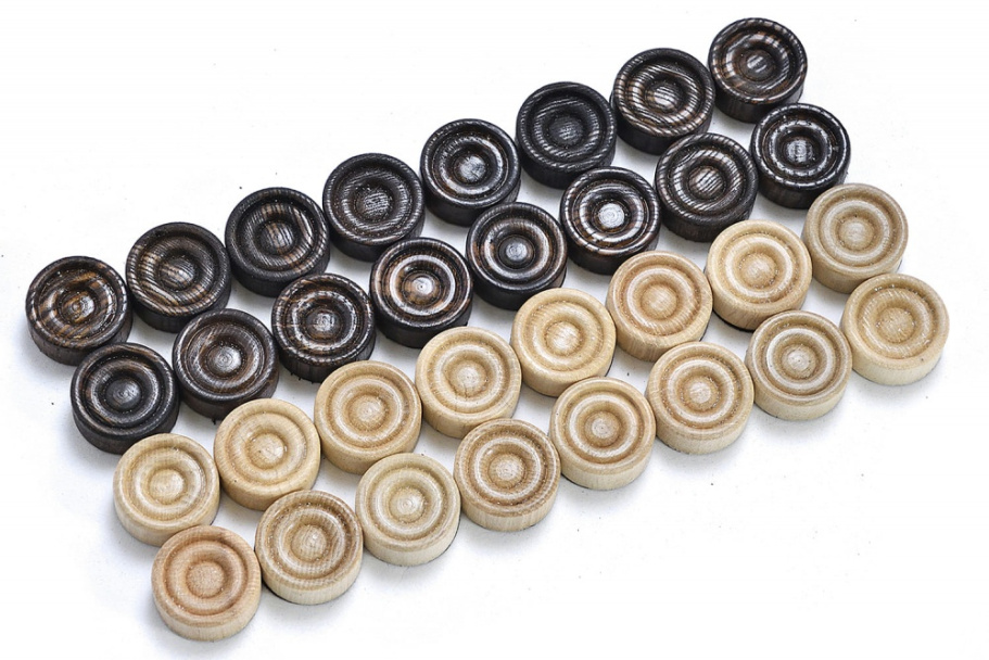 Комплект фишек для средних нард 25 мм, Harutyunyan Комплект фишек для средних нард 25 мм, Harutyunyan