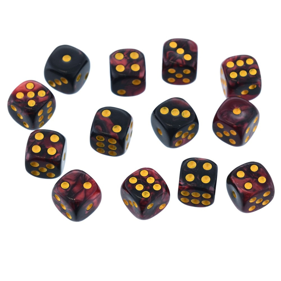 Кости игральные "Флора" акрил, красный, 12 мм (2 шт.) купить в Москве Кости игральные "Флора" акрил, красный, 12 мм (2 шт.) купить в Москве