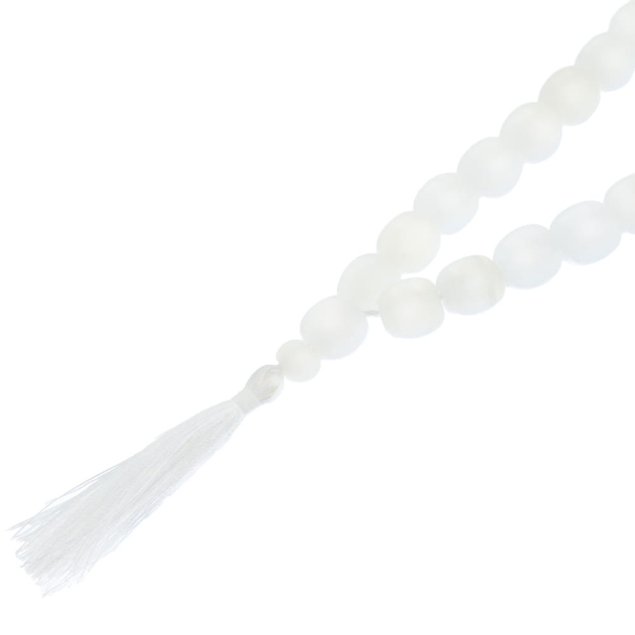 Четки с бусинами "Воин" белый камень, Давыдов С. купить в Москве Четки с бусинами "Воин" белый камень, Давыдов С. купить в Москве