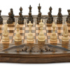 Шахматы + нарды резные "Корона" 50, Harutyunyan купить в Москве