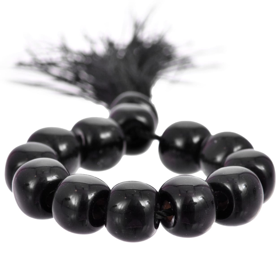 Четки Мусульманские "Мухаммед" черный камень, 11 звеньев купить в Москве Четки Мусульманские "Мухаммед" черный камень, 11 звеньев купить в Москве