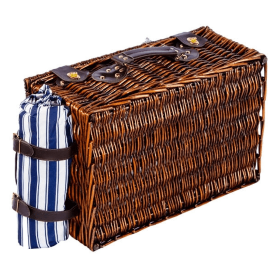 Корзина для пикника Гари (на 4 персоны) с пледом купить в Москве