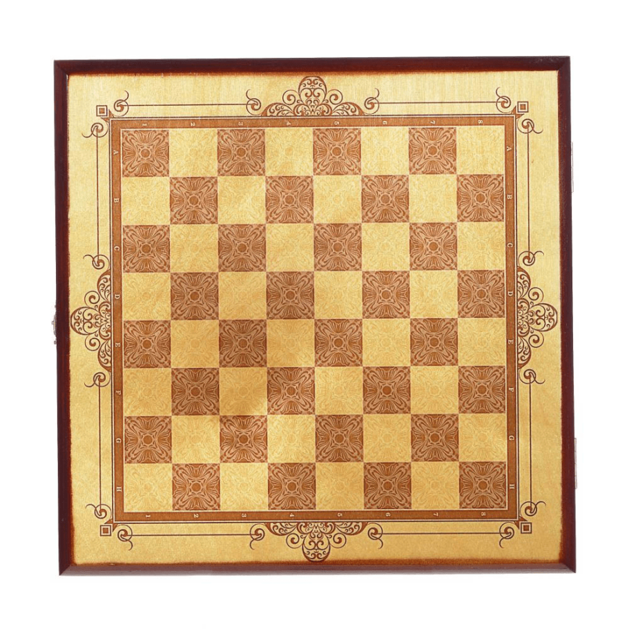 Шахматы Золотистые, малые 30 купить в Москве