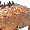 Стол ломберный Шахматы резные "Центурион" 60, Harutyunyan купить в Москве