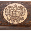 Нарды резные Рэкто "Герб России" средние 50, Harutyunyan купить в Москве