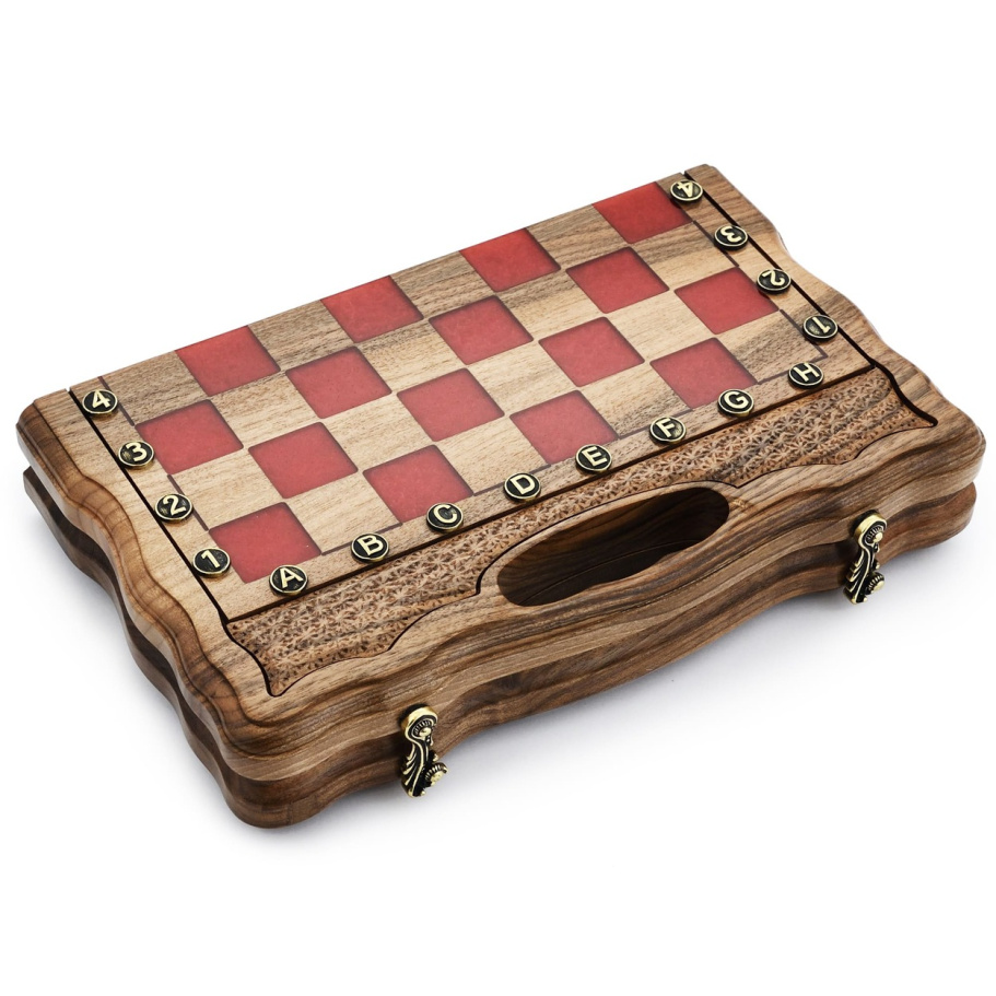 Шахматы + Нарды резные "Алекстраза" 30, Harutyunyan купить в Москве