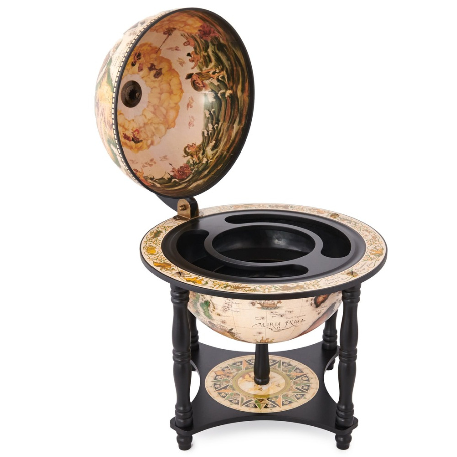 Глобус бар настольный "Ортелиус", сфера 33 см купить в Москве