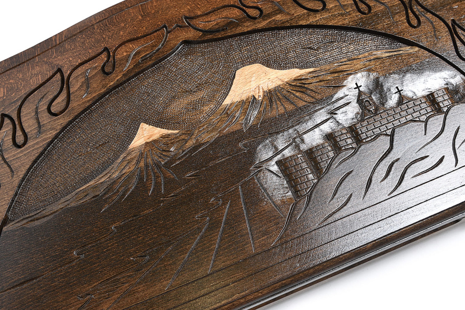 Нарды резные "Вольные горы" большие  60, Sargsyan купить в Москве