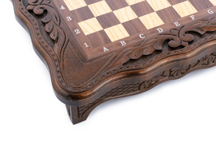 Шахматы резные в ларце "Гандикап" 40, Harutyunyan купить в Москве