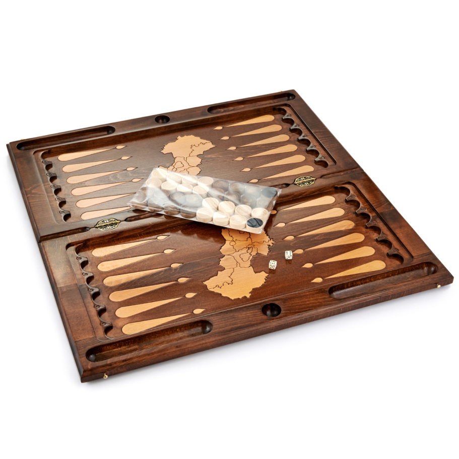 Нарды резные "Армения"  большие 60, Harutyunyan купить в Москве