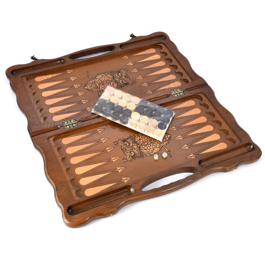 Нарды резные "Сова" большие 60, Harutyunyan купить в Москве