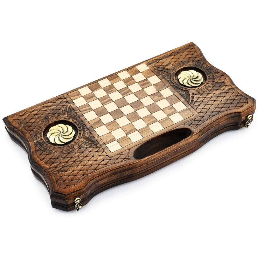 Нарды резные  "Сфера" средние 50, Harutyunyan купить в Москве