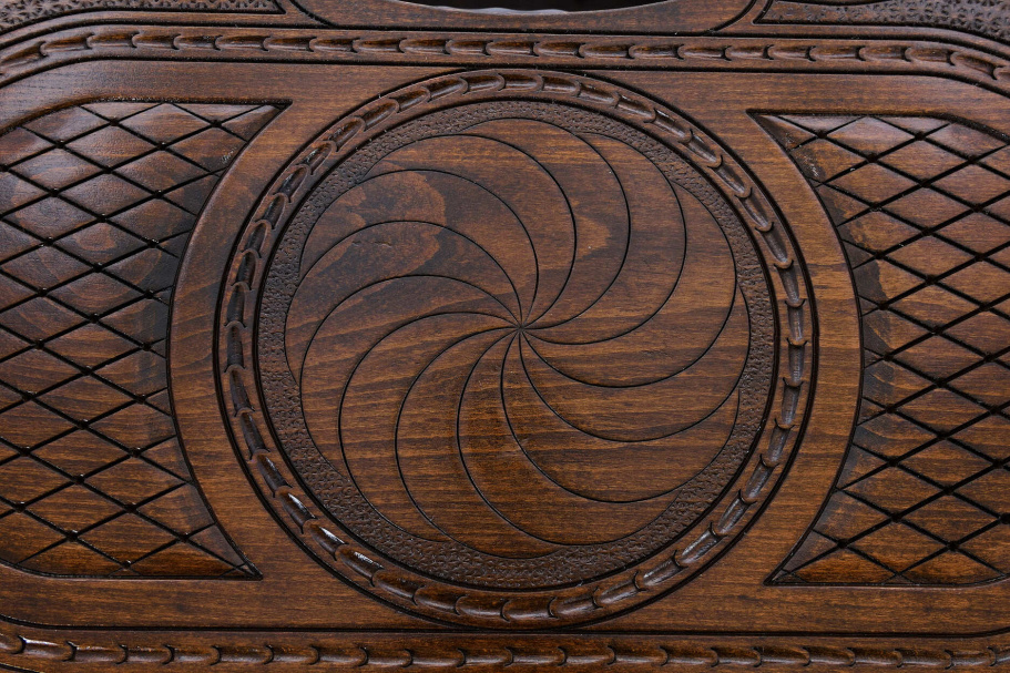 Нарды резные "Бесконечность" средние 50, Harutyunyan купить в Москве