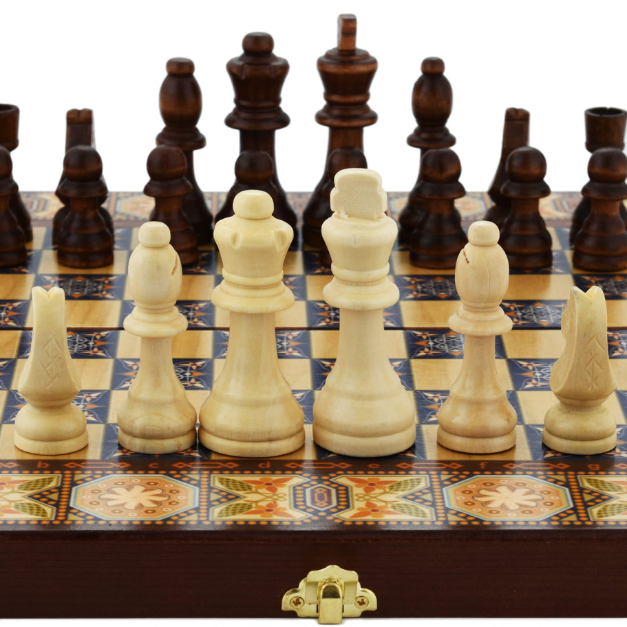 Шахматы + Нарды Восточная Мозайка, 40 купить в Москве
